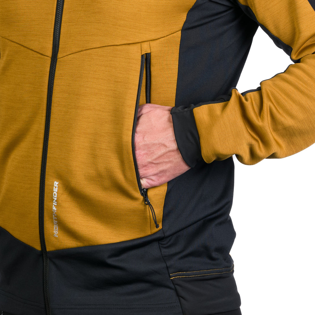 MI-3826OR men's melange multisport active sweater SAMMY