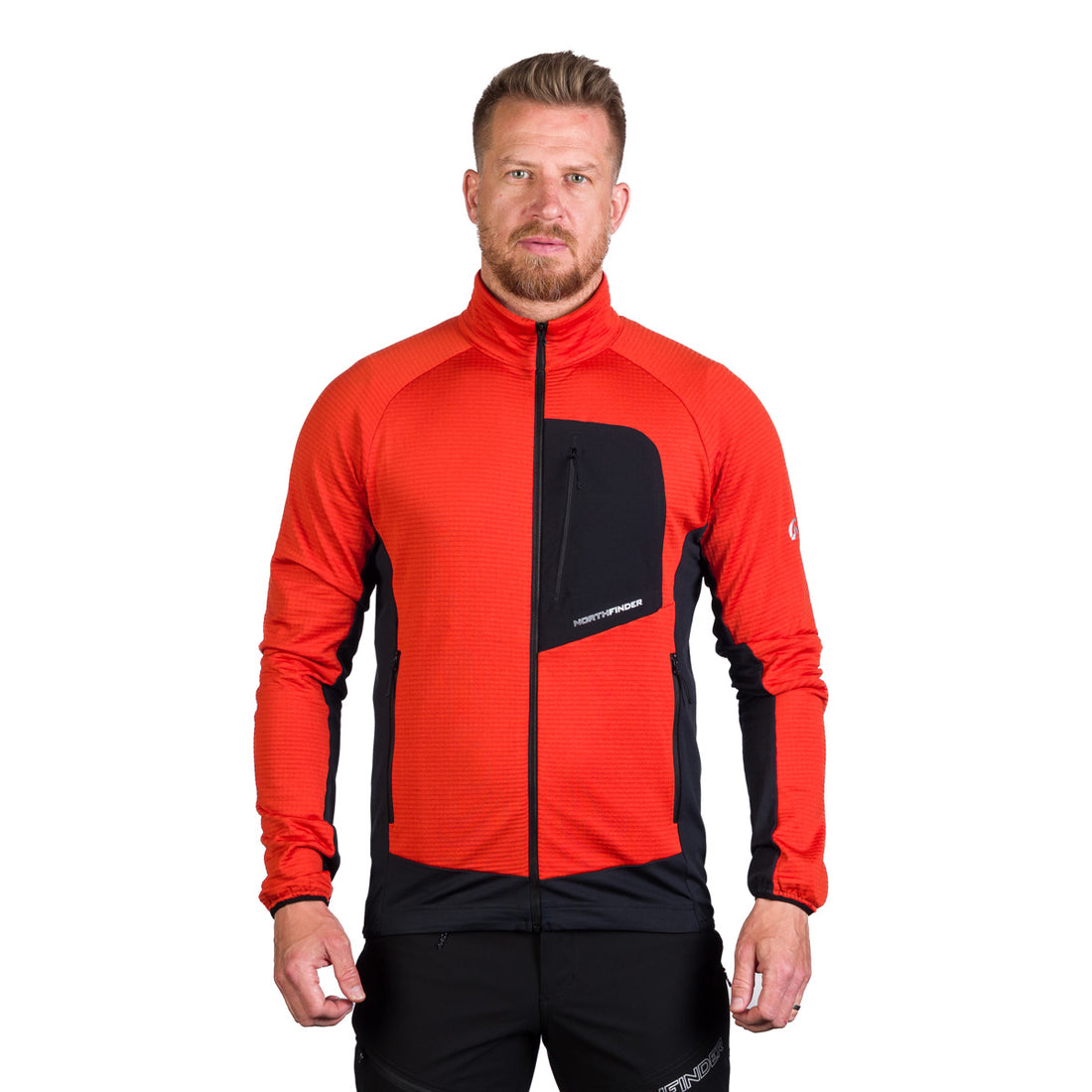 MI-3827OR men's active multisport fleece sweater KENTON