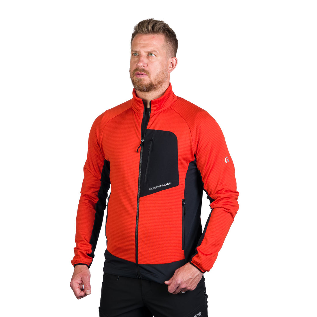 MI-3827OR men's active multisport fleece sweater KENTON
