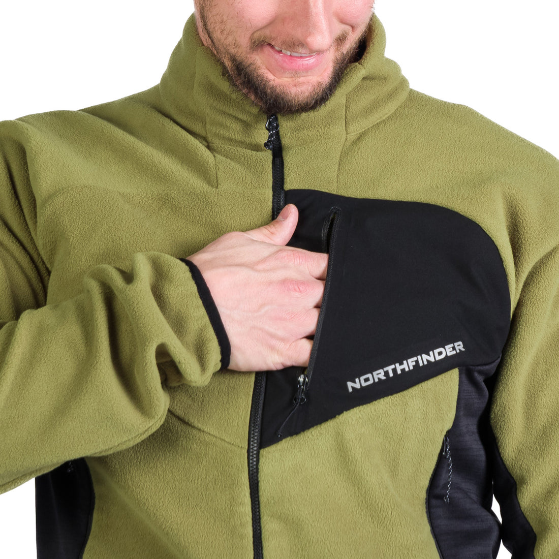 MI-3840OR men's fleece multisport active sweater FULVIO