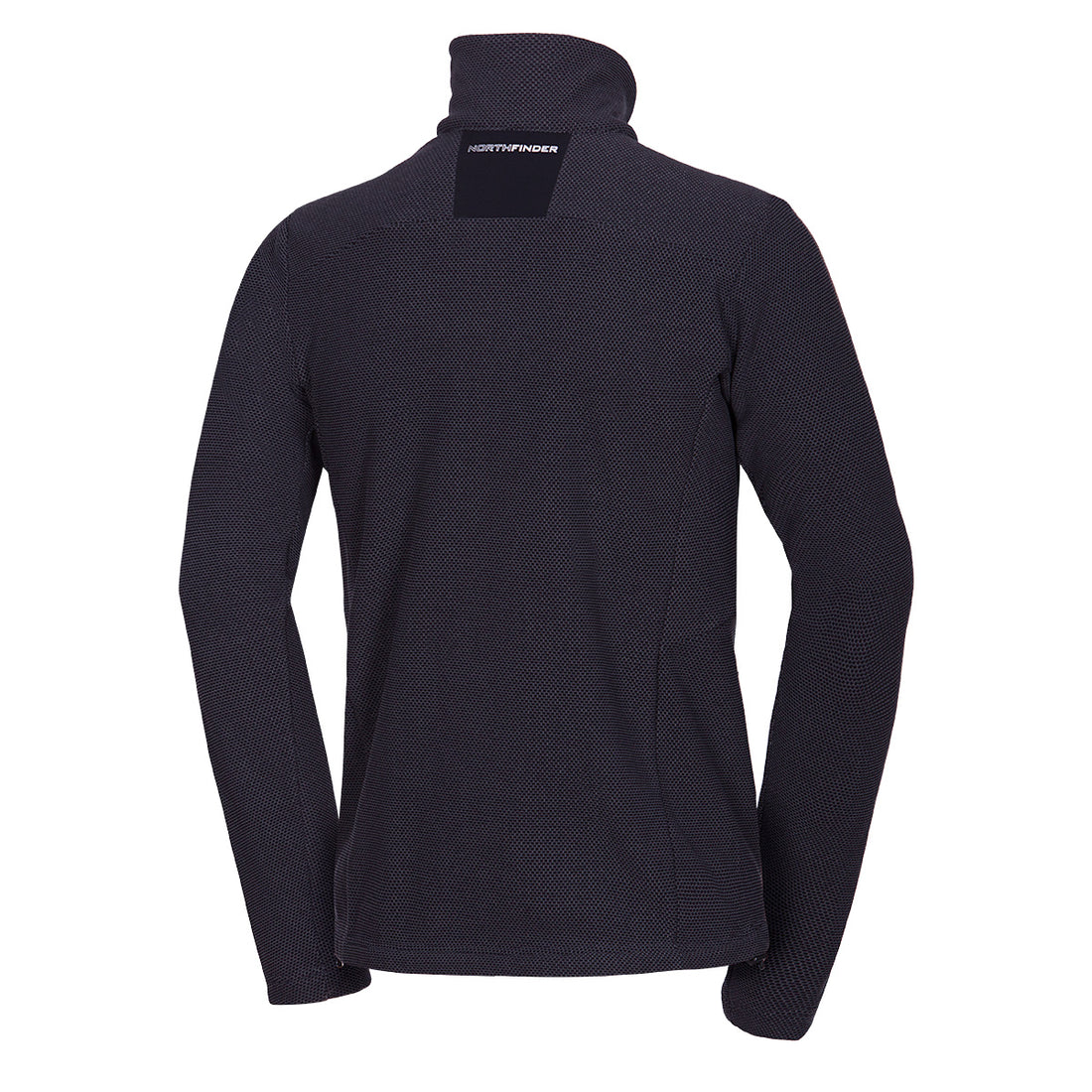 MI-3845OR men's trekking fleece sweater melange style LUDOVICO