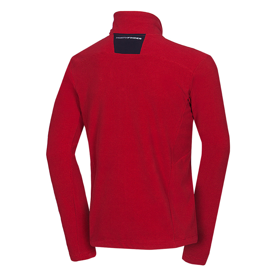 MI-3845OR men's trekking fleece sweater melange style LUDOVICO