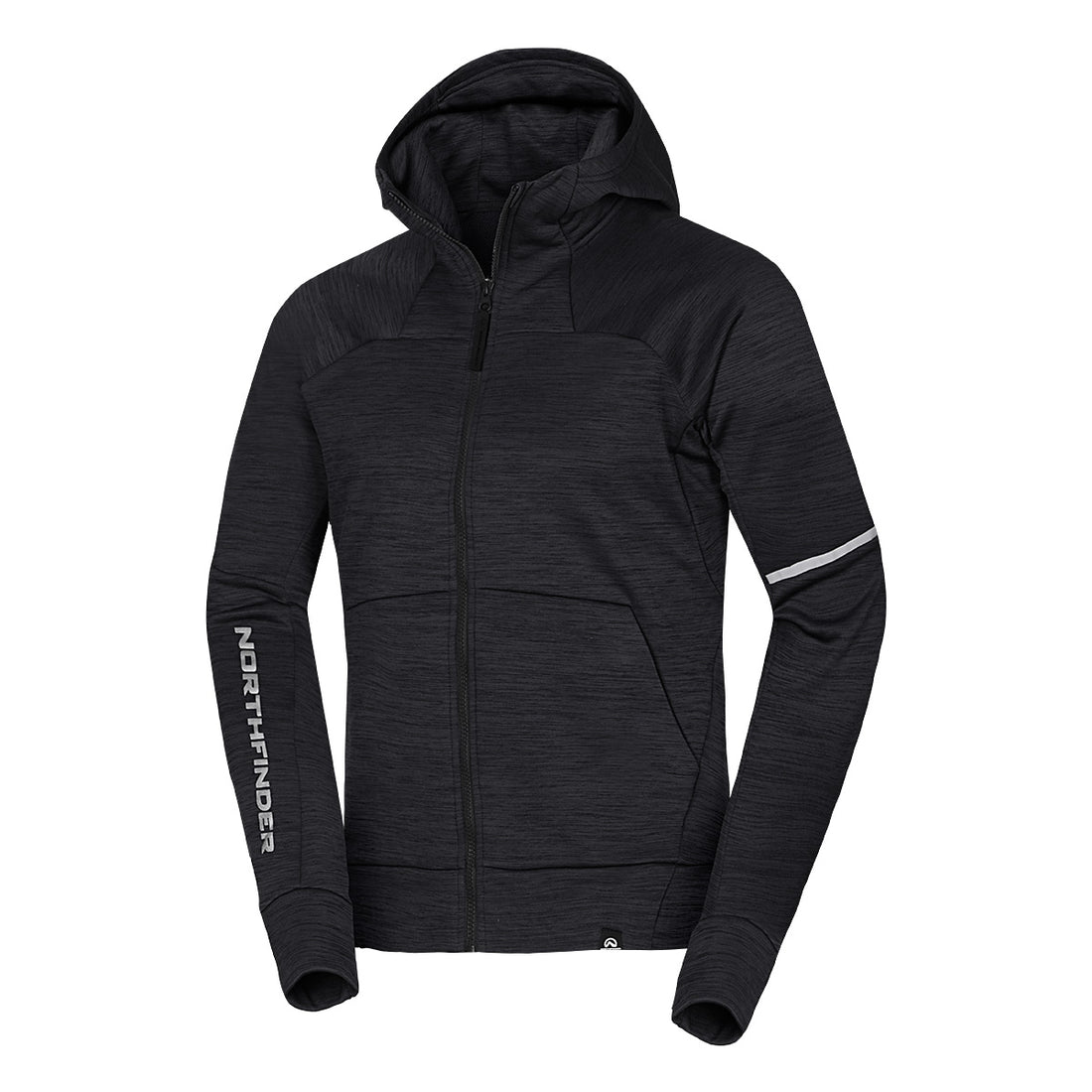 MI-3846OR men's technical fleece sweater melange style LUIGI
