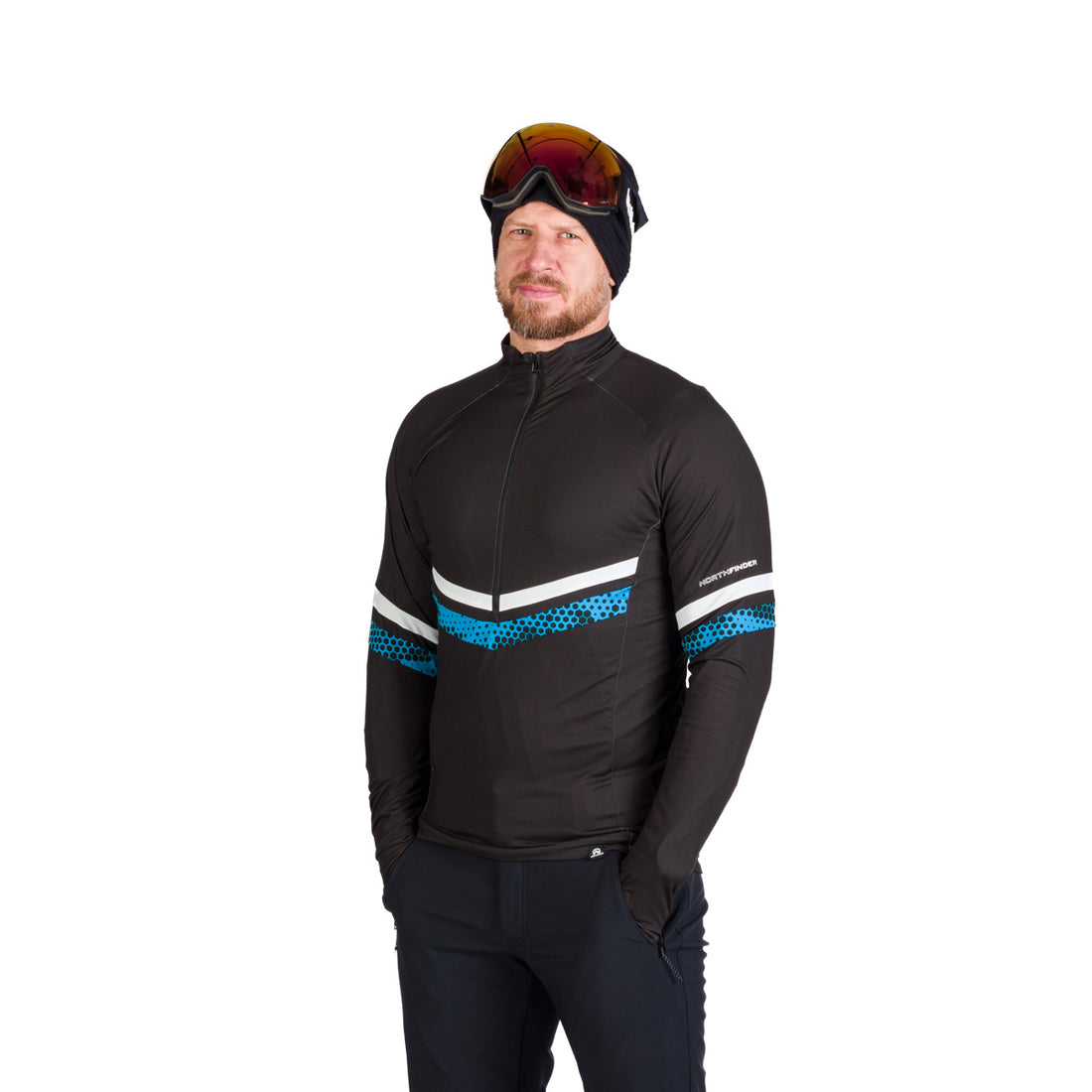 MI-3850SNW men's ski technical sweater VALARIE