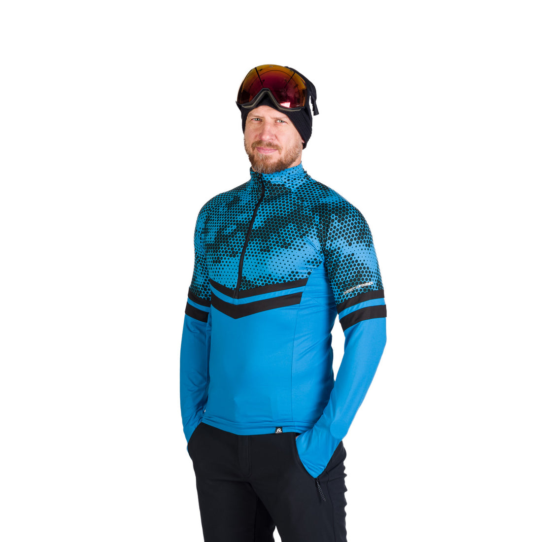MI-3850SNW men's ski technical sweater VALARIE