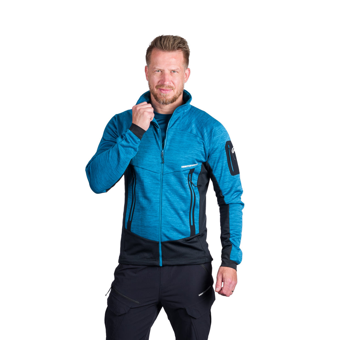 MI-3866OR men's melange multisport active sweater GENNARO