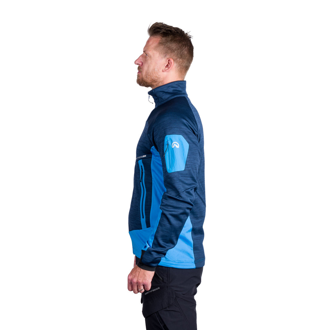 MI-3866OR men's melange multisport active sweater GENNARO