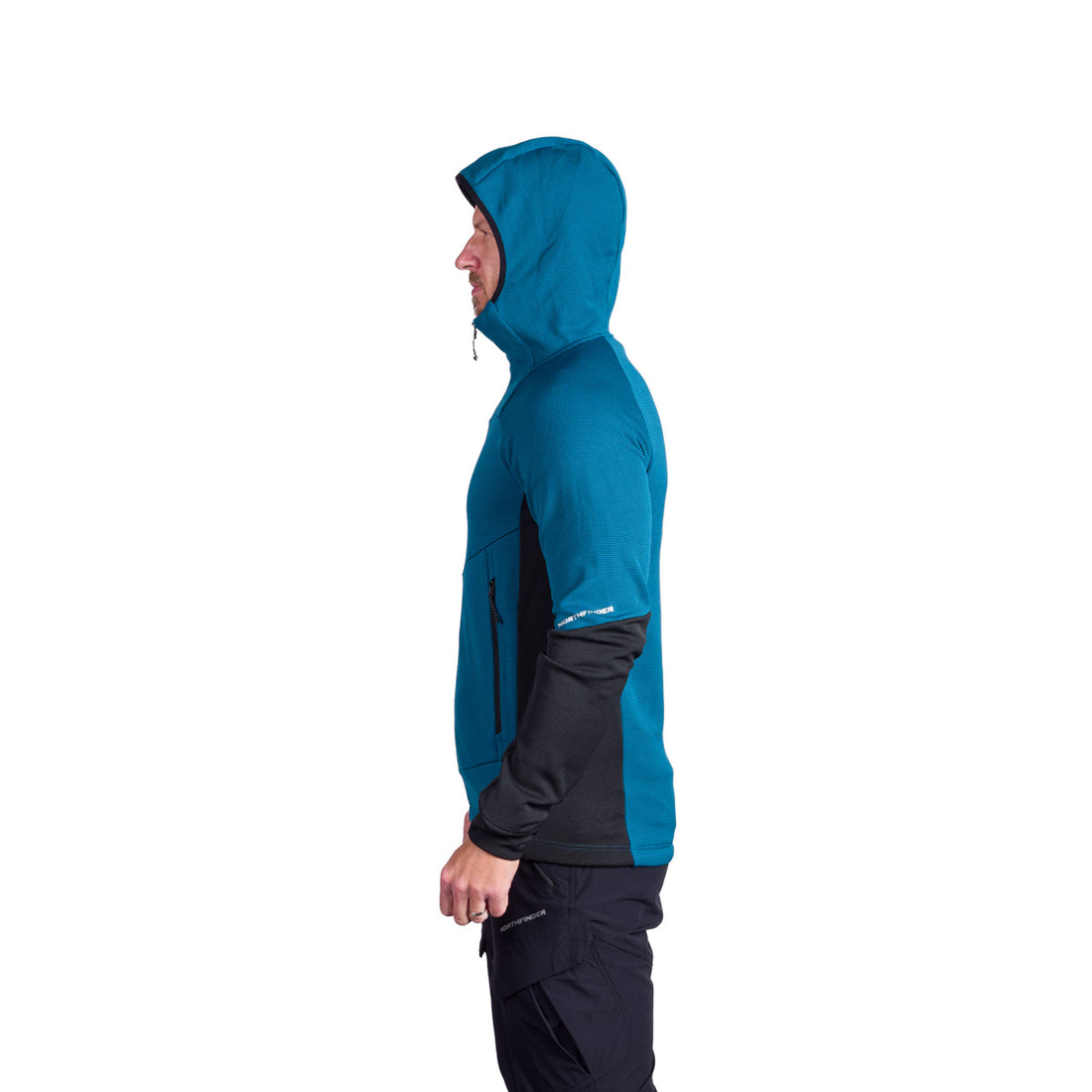 MI-3869OR men's melange hoody active sweater EGON