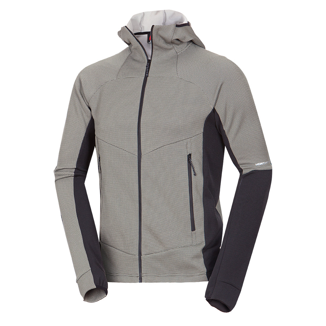 MI-3869OR men's melange hoody active sweater EGON