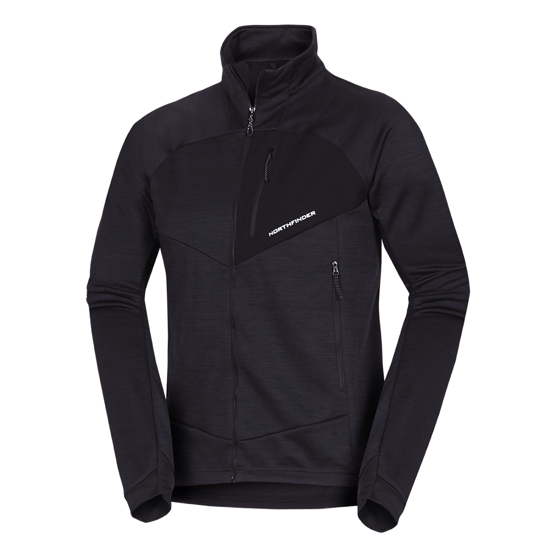MI-3881OR men's melange trekking sweater JULISTE