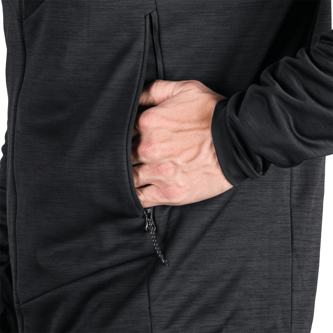 MI-3881OR men's melange trekking sweater JULISTE