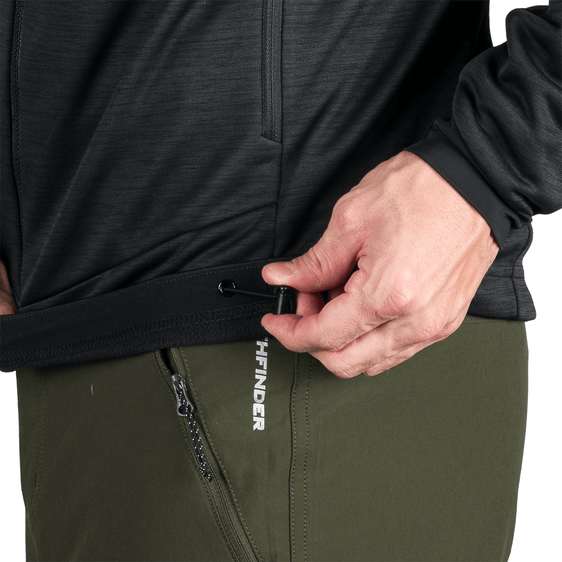 MI-3881OR men's melange trekking sweater JULISTE