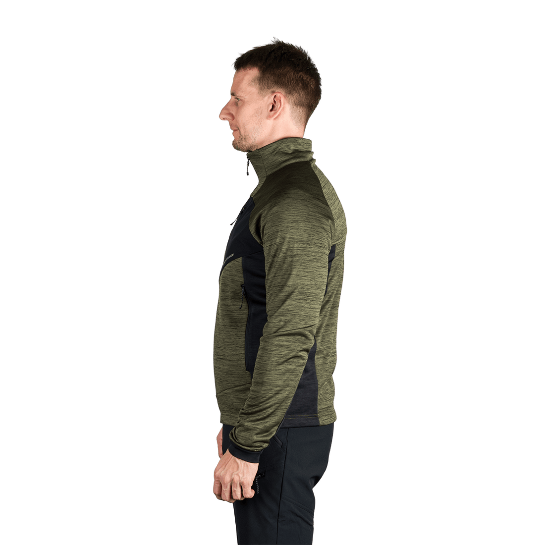 MI-3881OR men's melange trekking sweater JULISTE