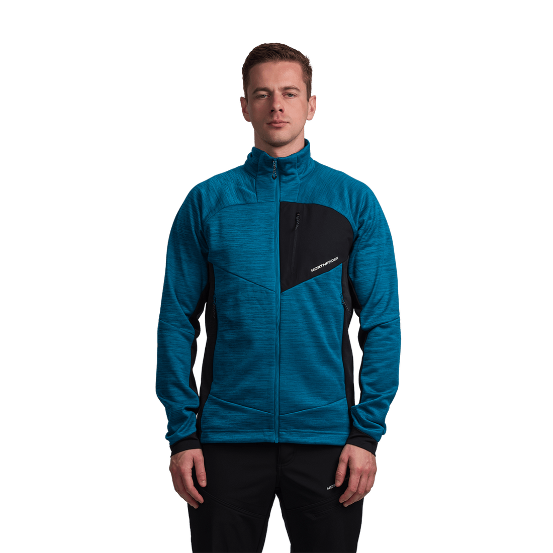 MI-3881OR men's melange trekking sweater JULISTE
