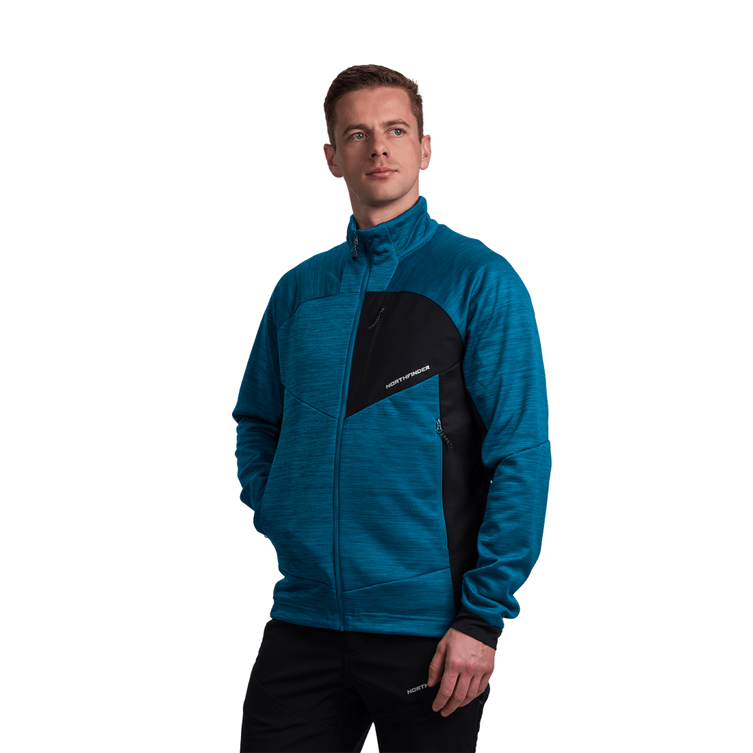 MI-3881OR men's melange trekking sweater JULISTE