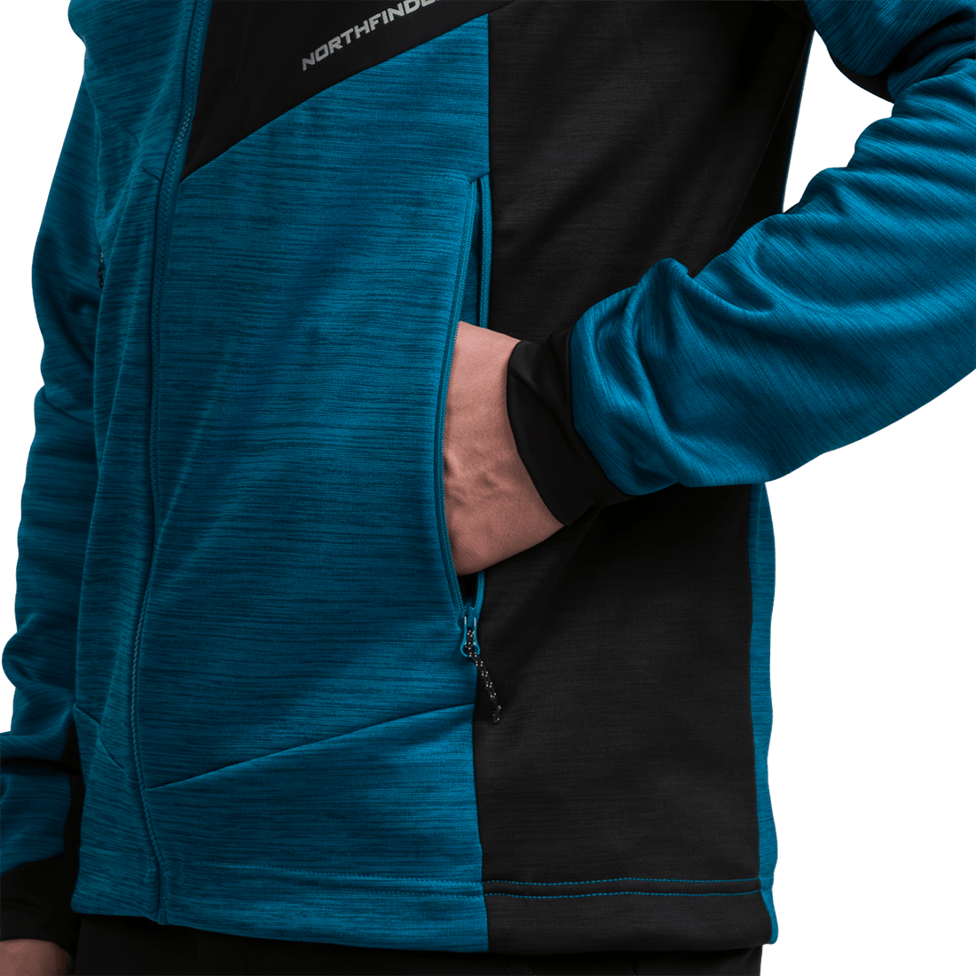 MI-3881OR men's melange trekking sweater JULISTE