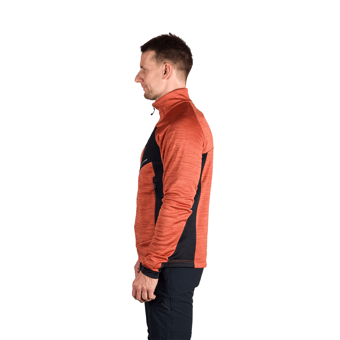 MI-3881OR men's melange trekking sweater JULISTE