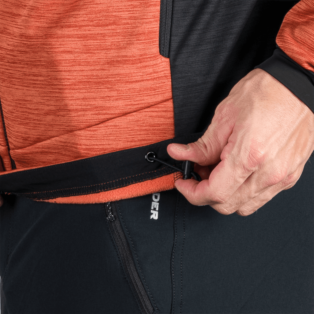 MI-3881OR men's melange trekking sweater JULISTE