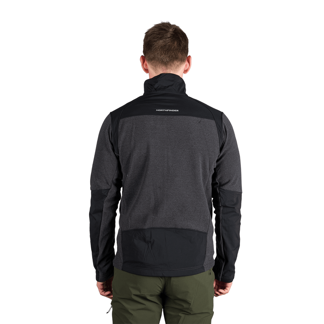 MI-3884OR men's trekking technical sweater with reinforcement SZYMON