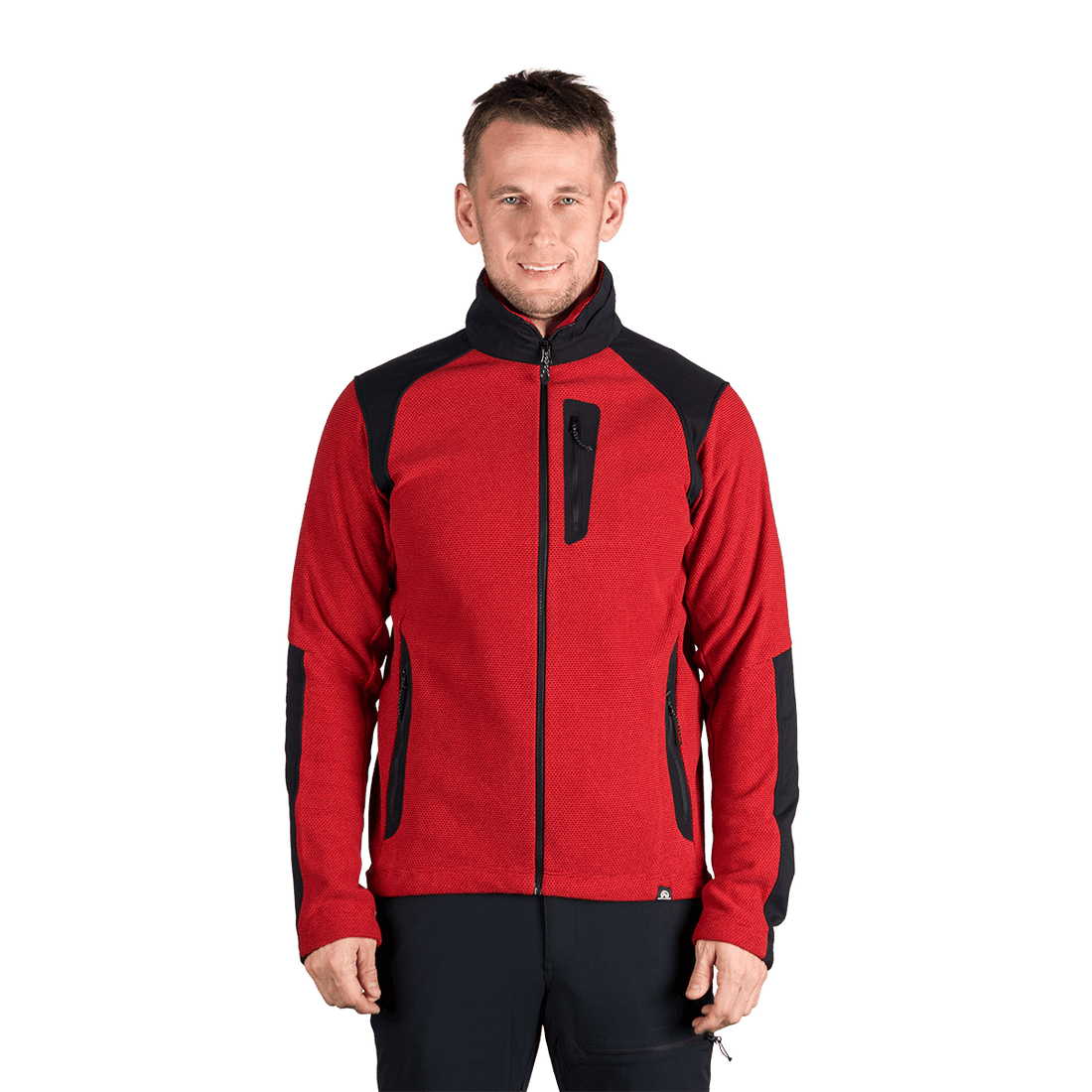 MI-3884OR men's trekking technical sweater with reinforcement SZYMON