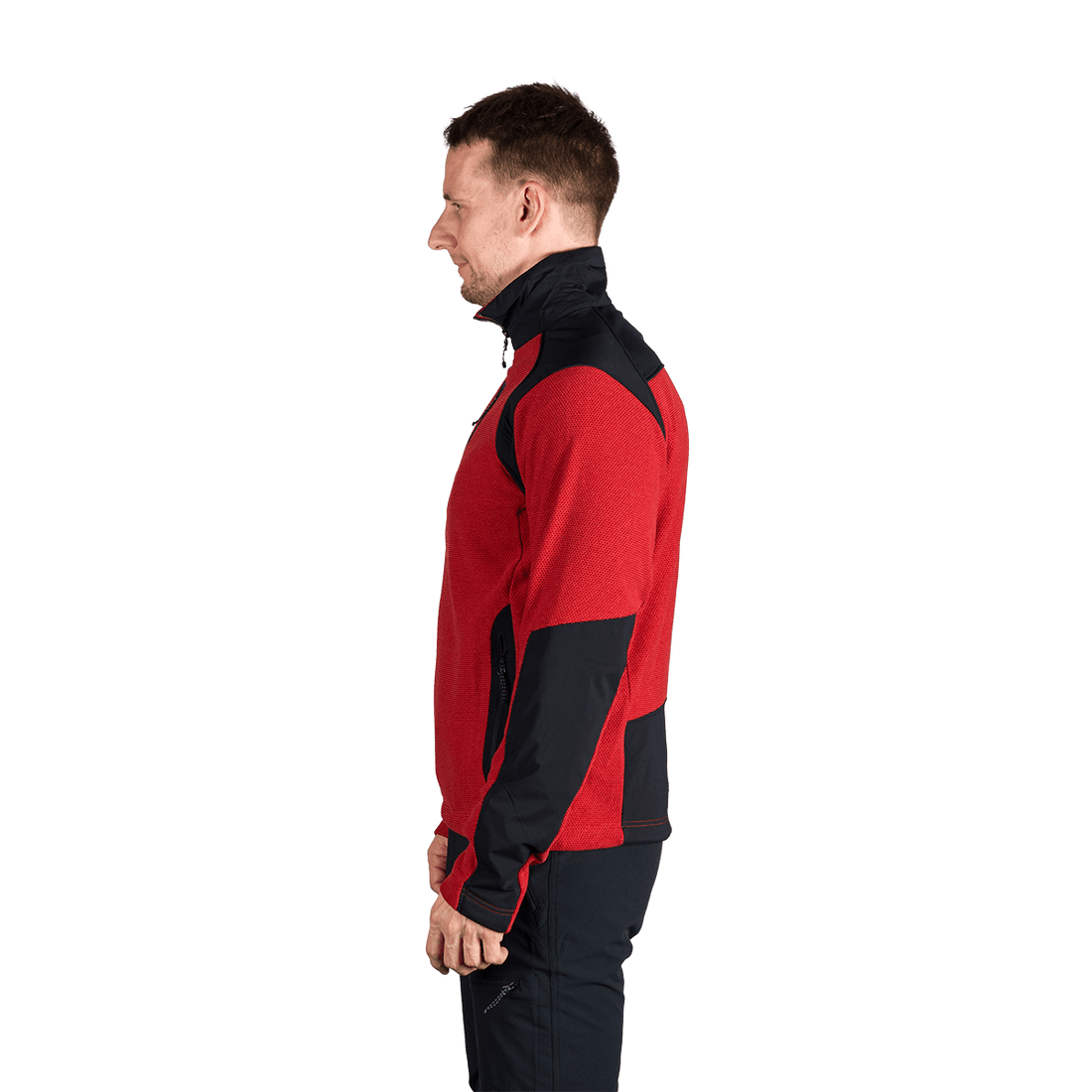 MI-3884OR men's trekking technical sweater with reinforcement SZYMON