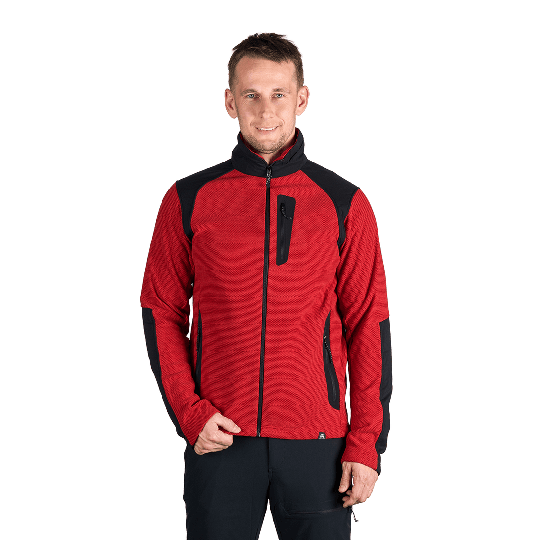 MI-3884OR men's trekking technical sweater with reinforcement SZYMON