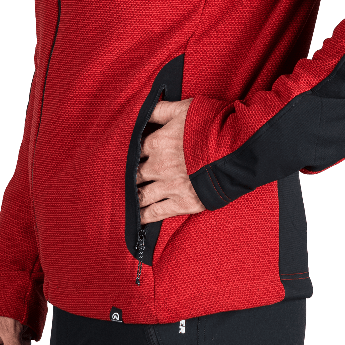 MI-3884OR men's trekking technical sweater with reinforcement SZYMON
