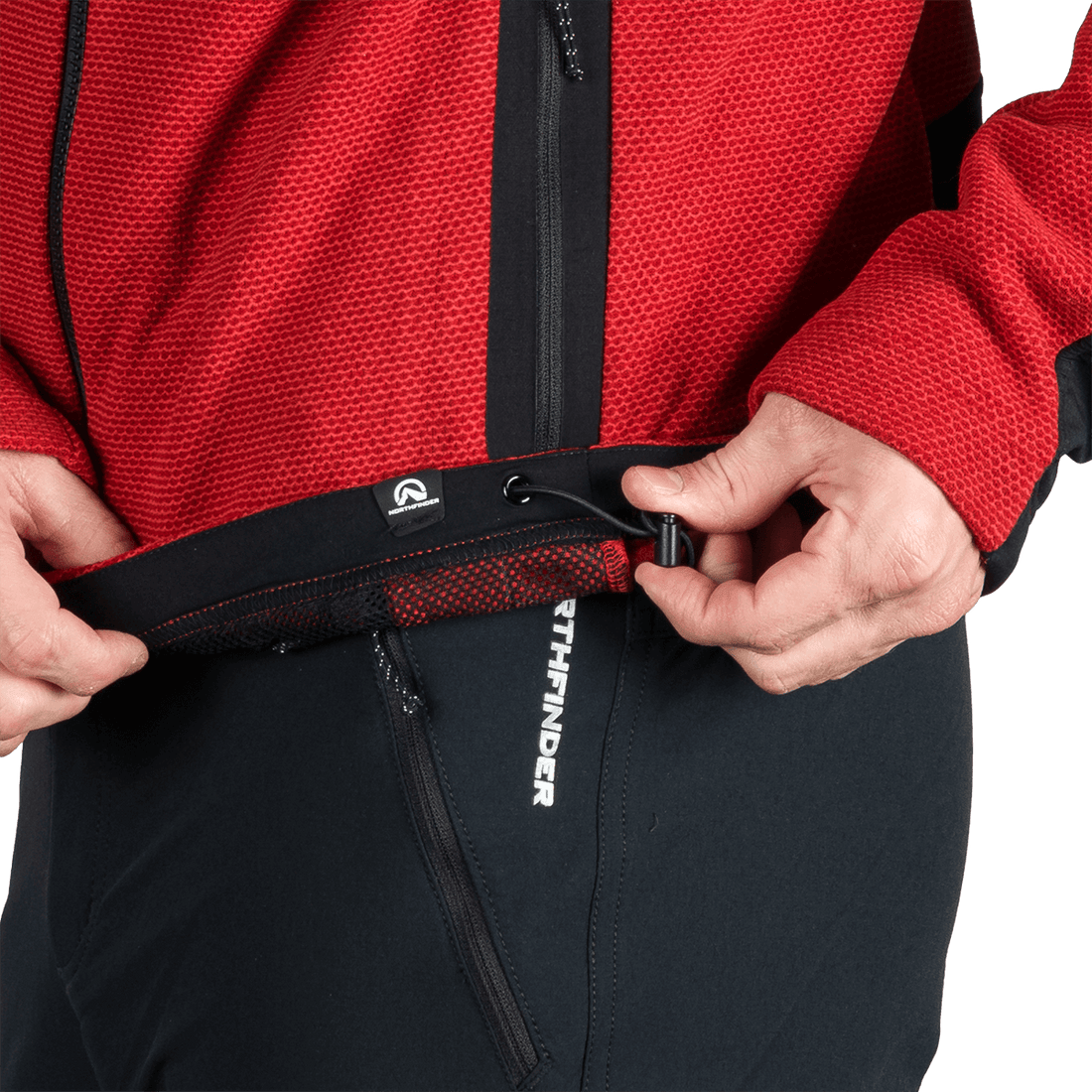 MI-3884OR men's trekking technical sweater with reinforcement SZYMON