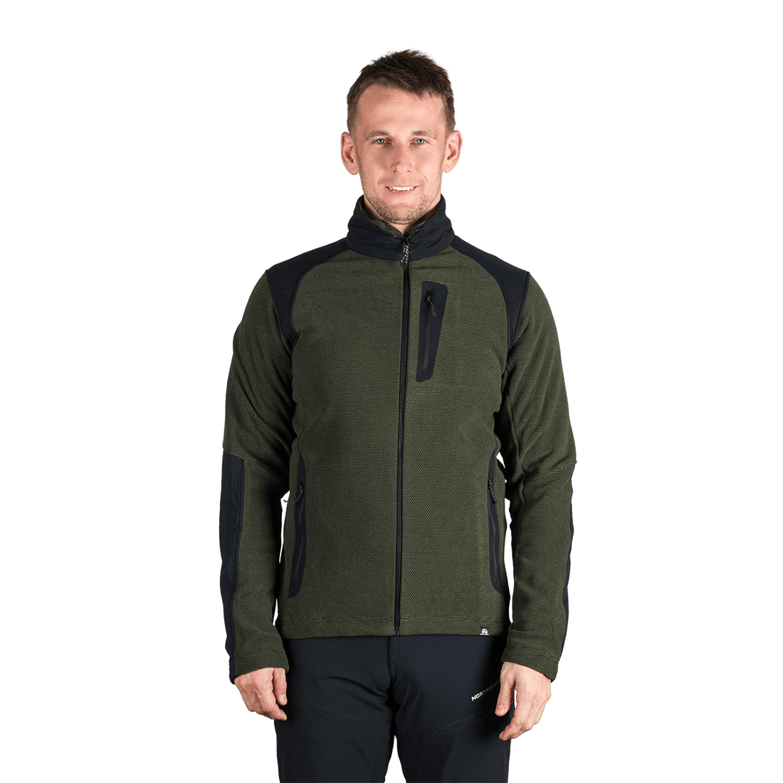 MI-3884OR men's trekking technical sweater with reinforcement SZYMON
