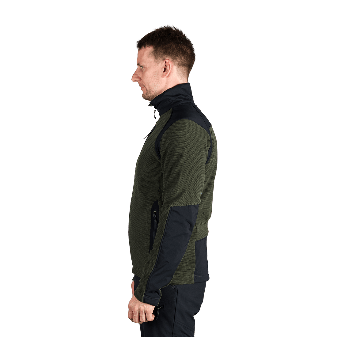 MI-3884OR men's trekking technical sweater with reinforcement SZYMON