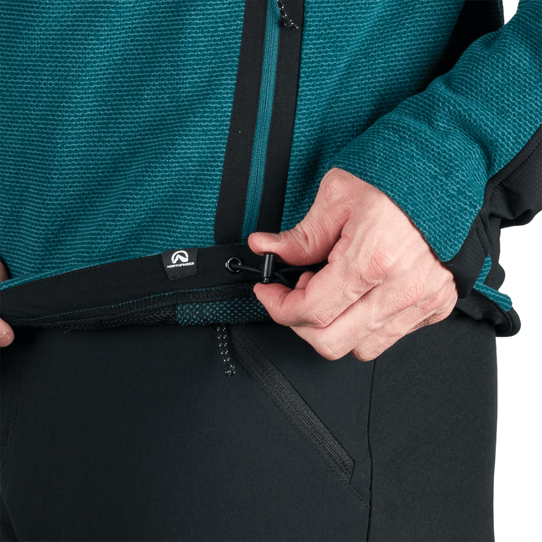MI-3884OR men's trekking technical sweater with reinforcement SZYMON