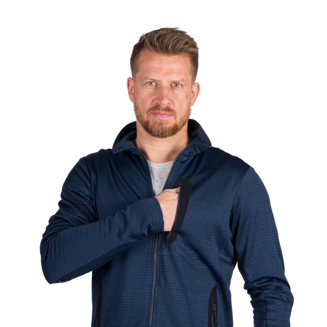 MI-3901OR men's fleece outdoor sweater