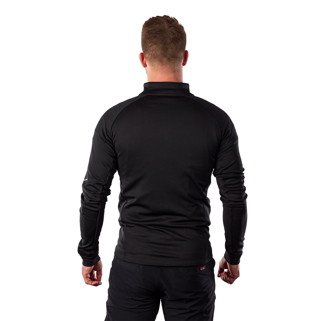 MI-3923OR men's lightweight fleece grid sweater JACINTO
