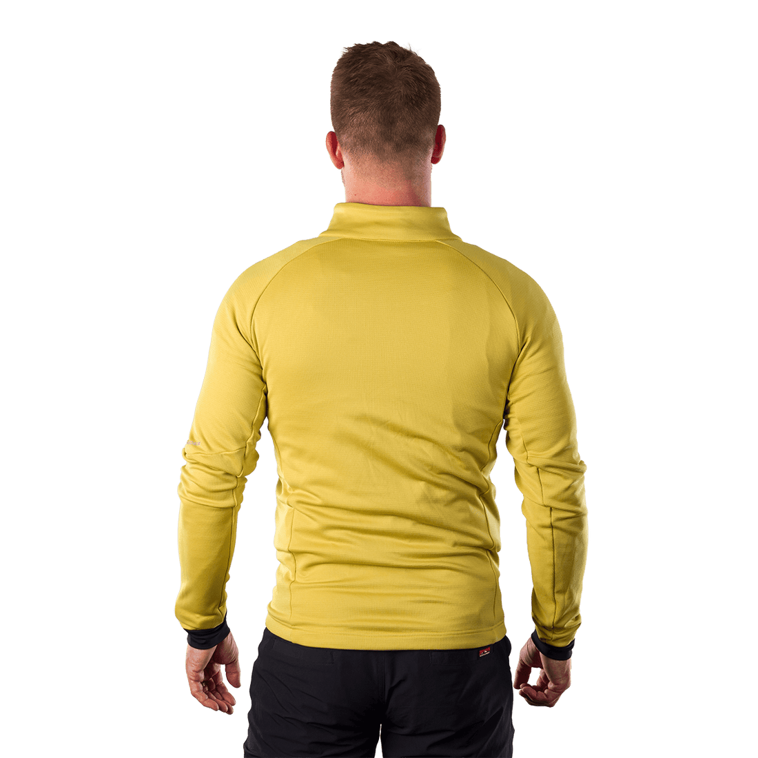 MI-3923OR men's lightweight fleece grid sweater JACINTO