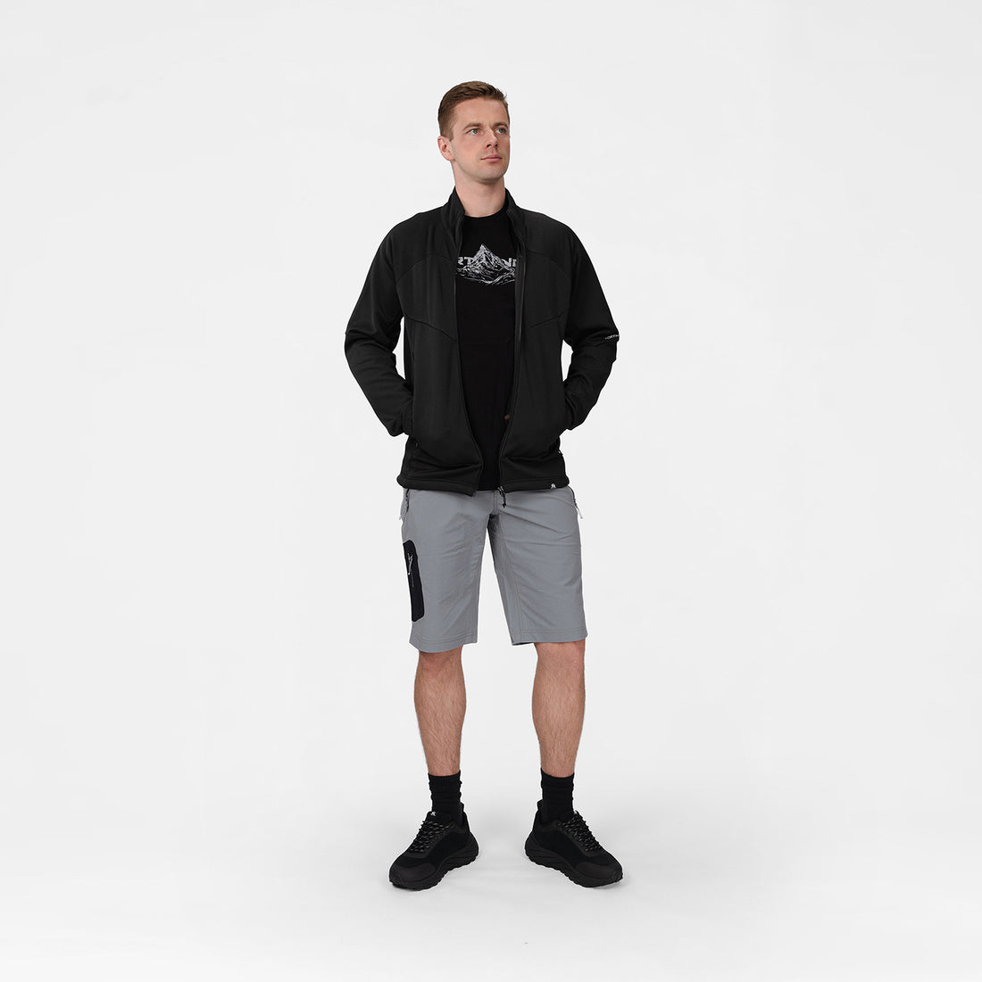 MI-3930OR men's fleece sweater GELDEK