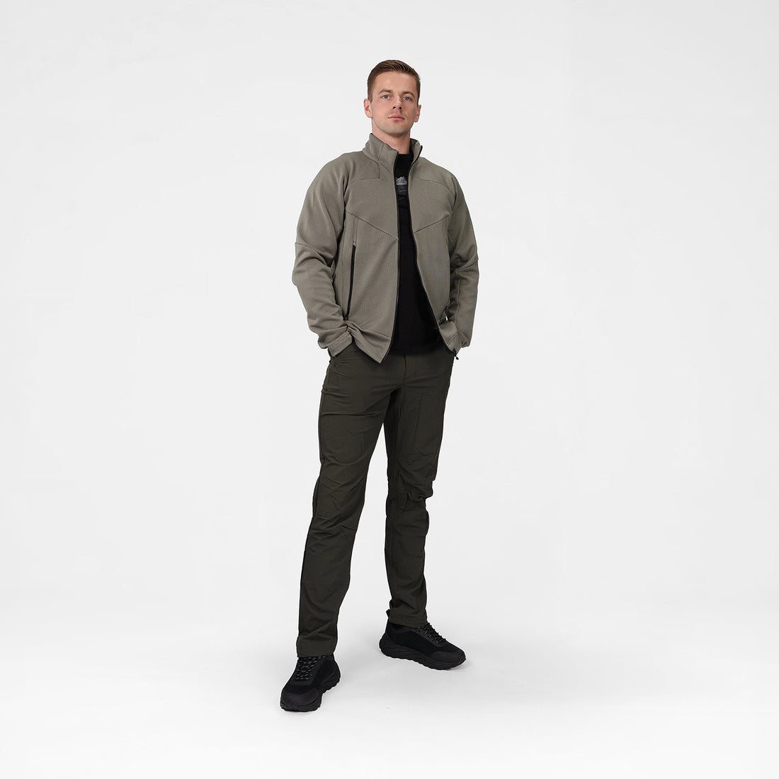 MI-3930OR men's fleece sweater GELDEK