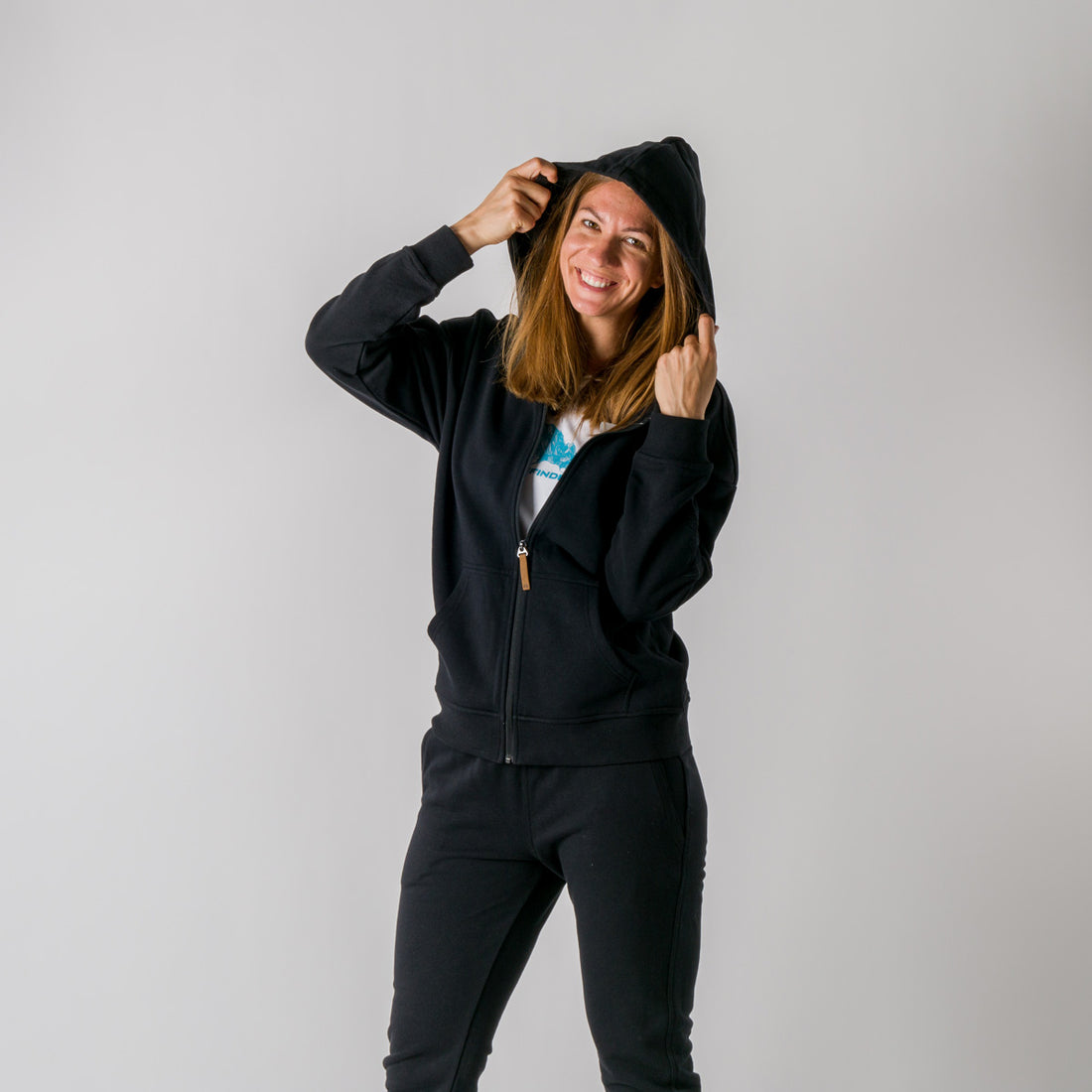 MI-4706SP women's active sweatshirt full zip BODA