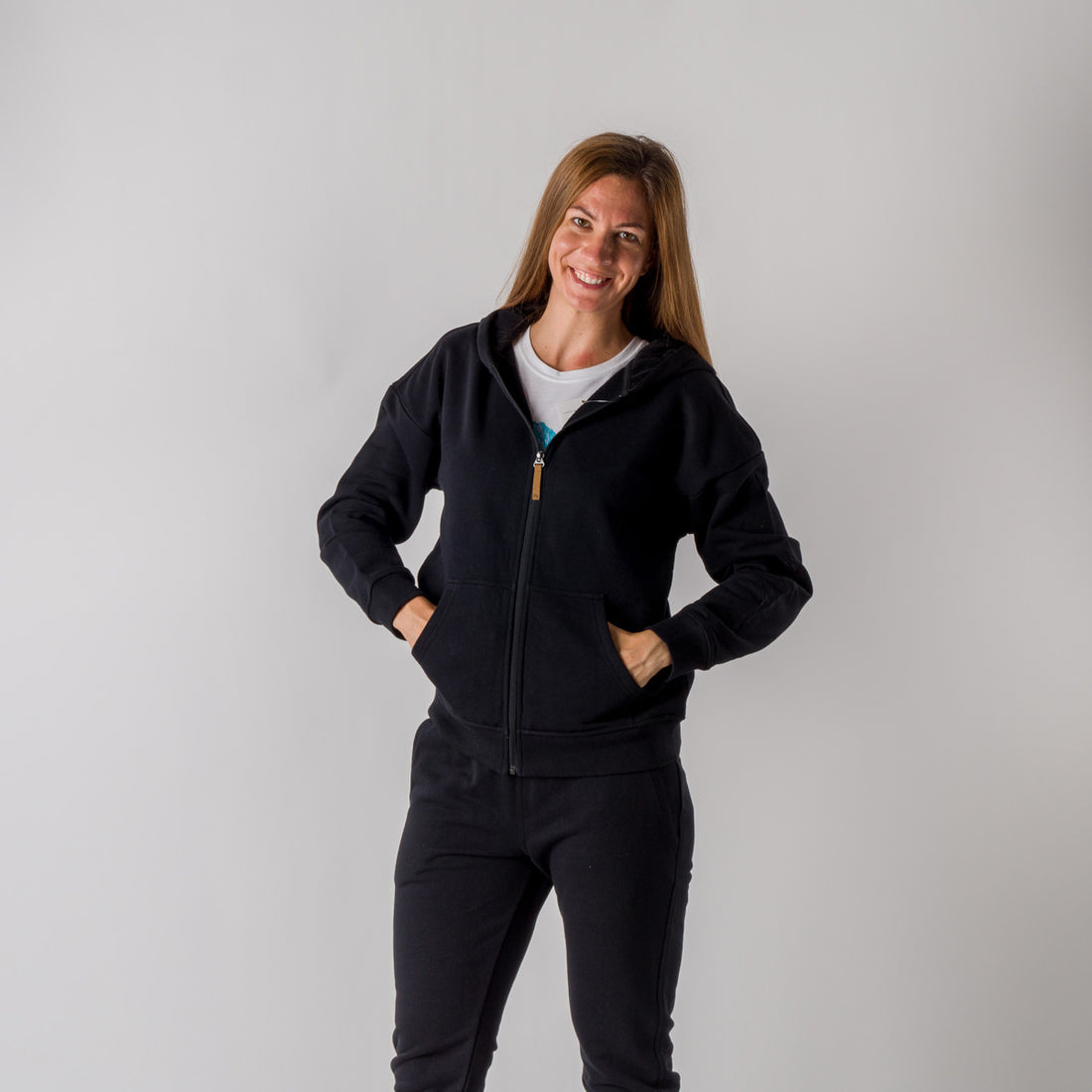 MI-4706SP women's active sweatshirt full zip BODA