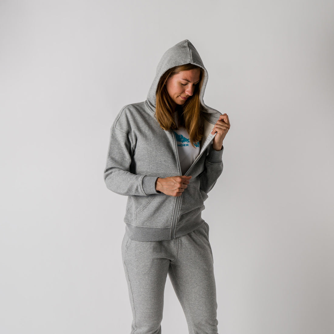 MI-4706SP women's active sweatshirt full zip BODA