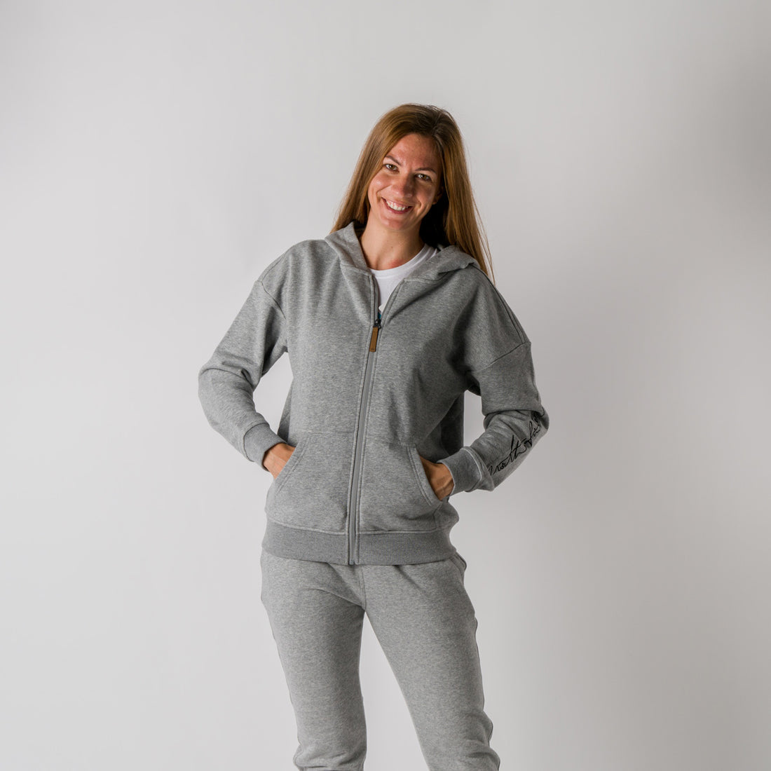 MI-4706SP women's active sweatshirt full zip BODA