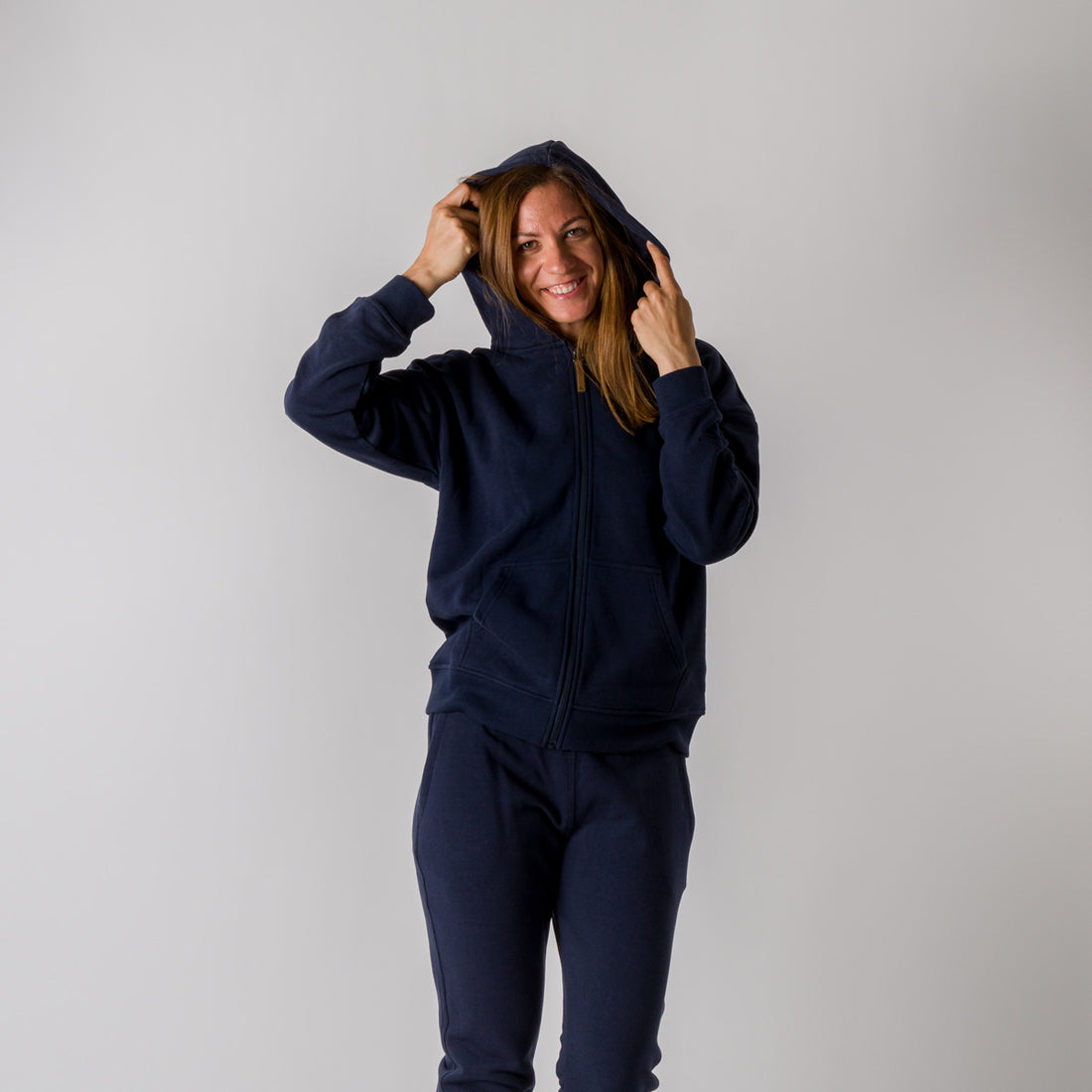 MI-4706SP women's active sweatshirt full zip BODA