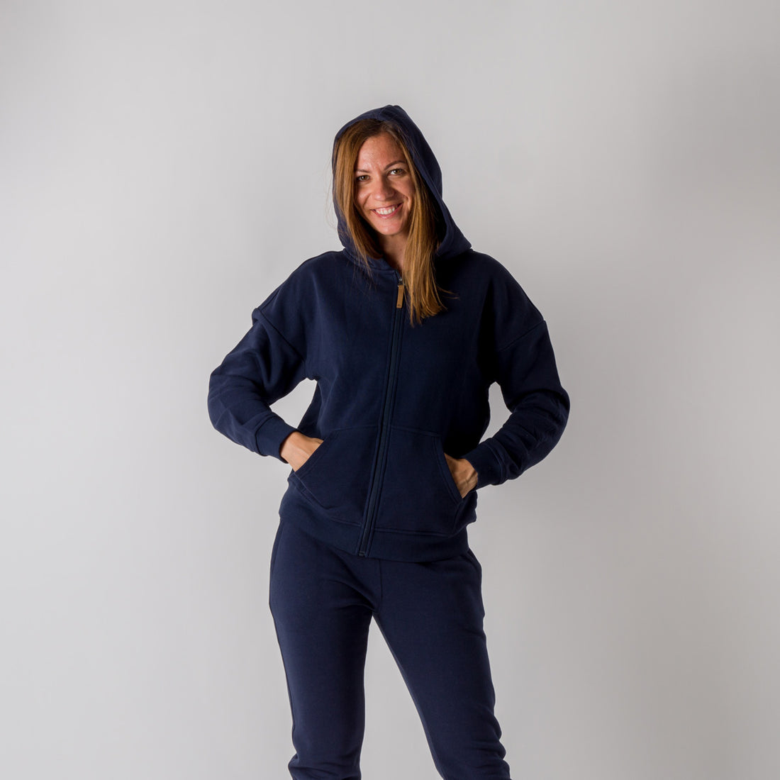 MI-4706SP women's active sweatshirt full zip BODA