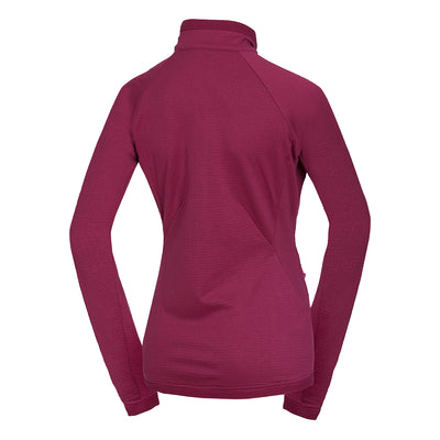 MI-4722OR women's grid fleece sweatshirt outdoor look MARYAM