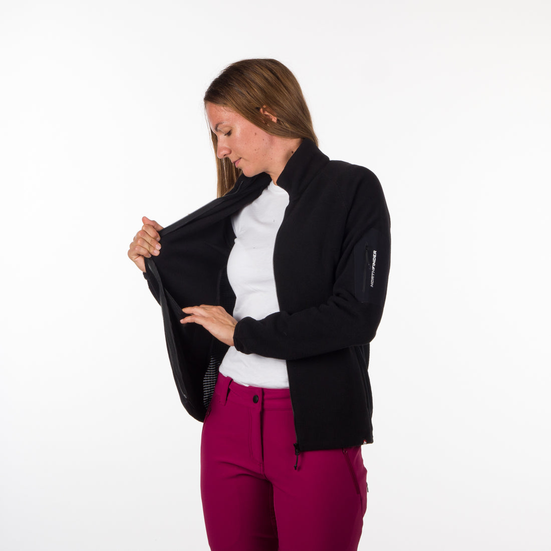 MI-4737PRO women's fleece sweatshirt  polartec® micro 200 OPALOVA