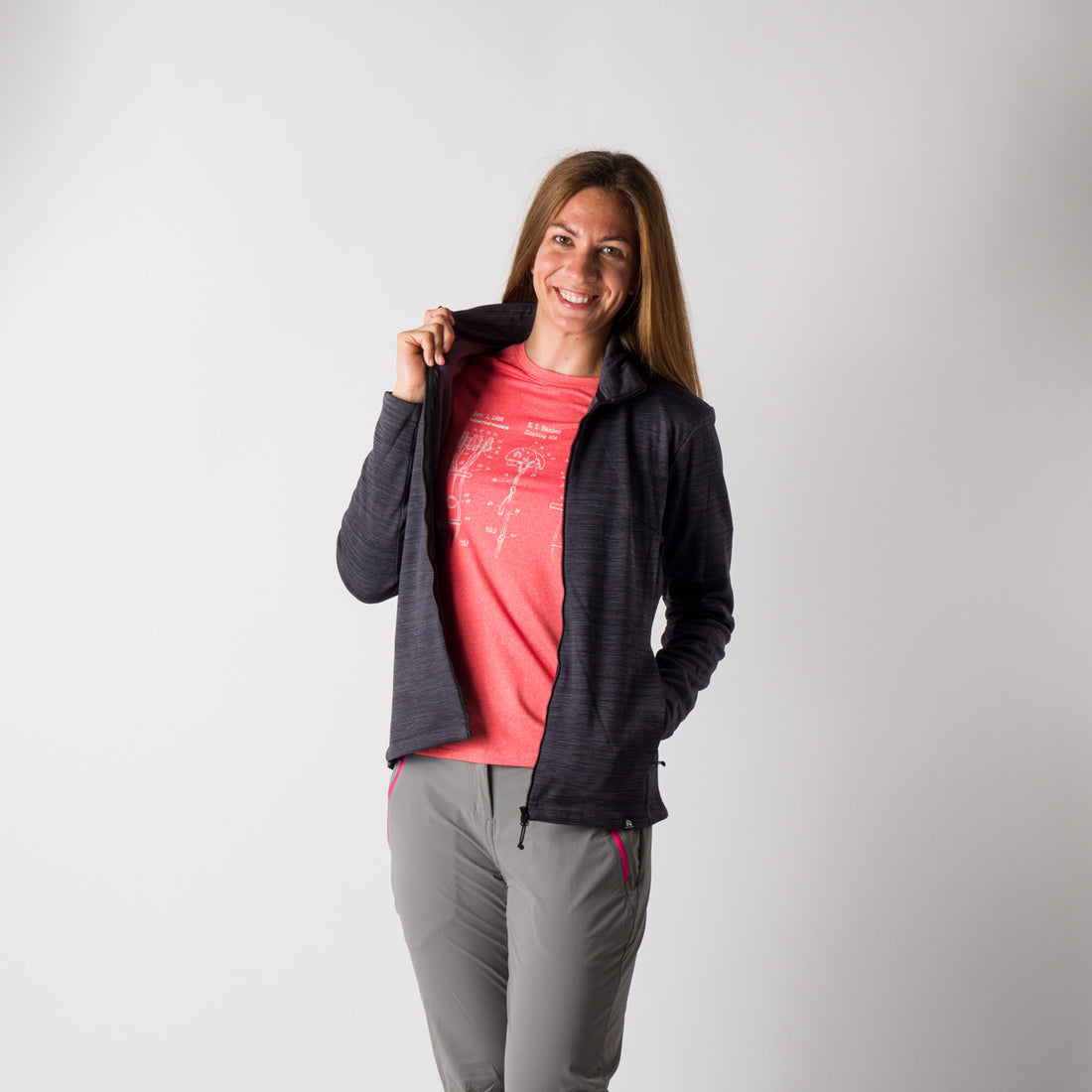 MI-4745OR women's outdoor melange sweater HAVEN