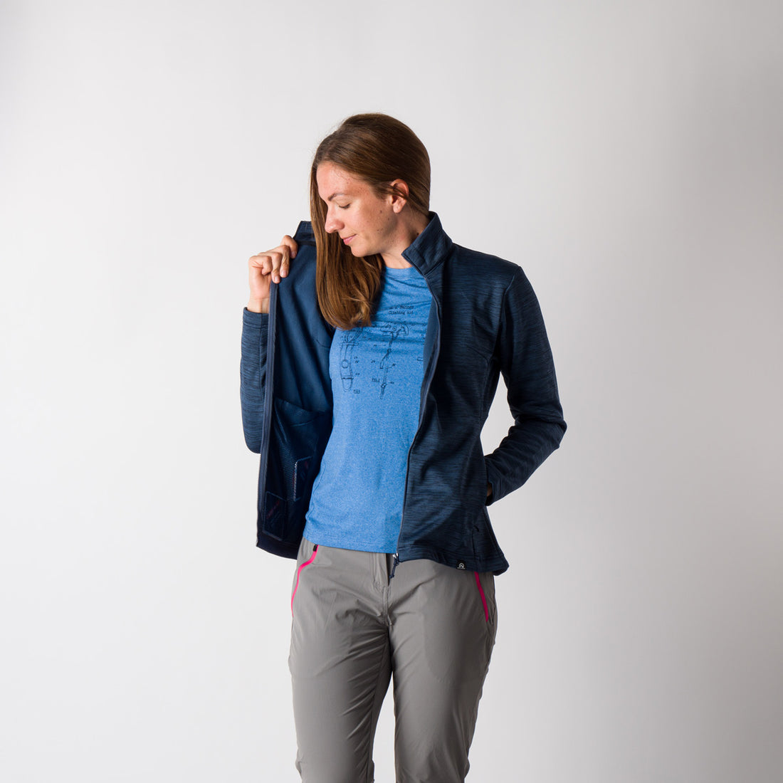 MI-4745OR women's outdoor melange sweater HAVEN