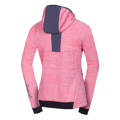 MI-4770OR women's melange outdoor active hoodie sweater ADDILYN