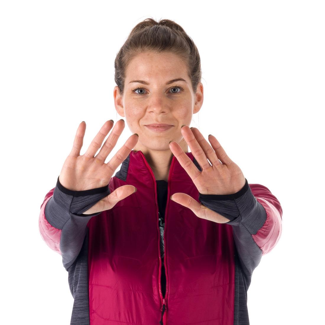 MI-4771OR women's hybrid windproof outdoor sweater ADDISYN