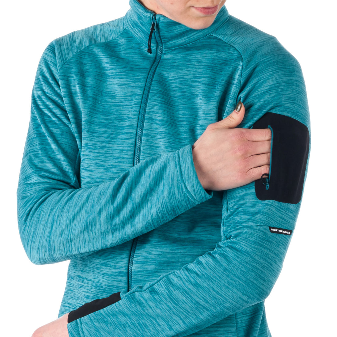 MI-4774OR women's melange active comfort sweater BERTHA