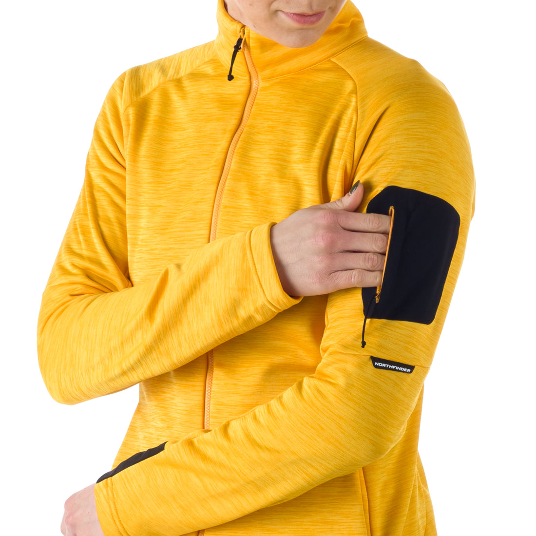MI-4774OR women's melange active comfort sweater BERTHA